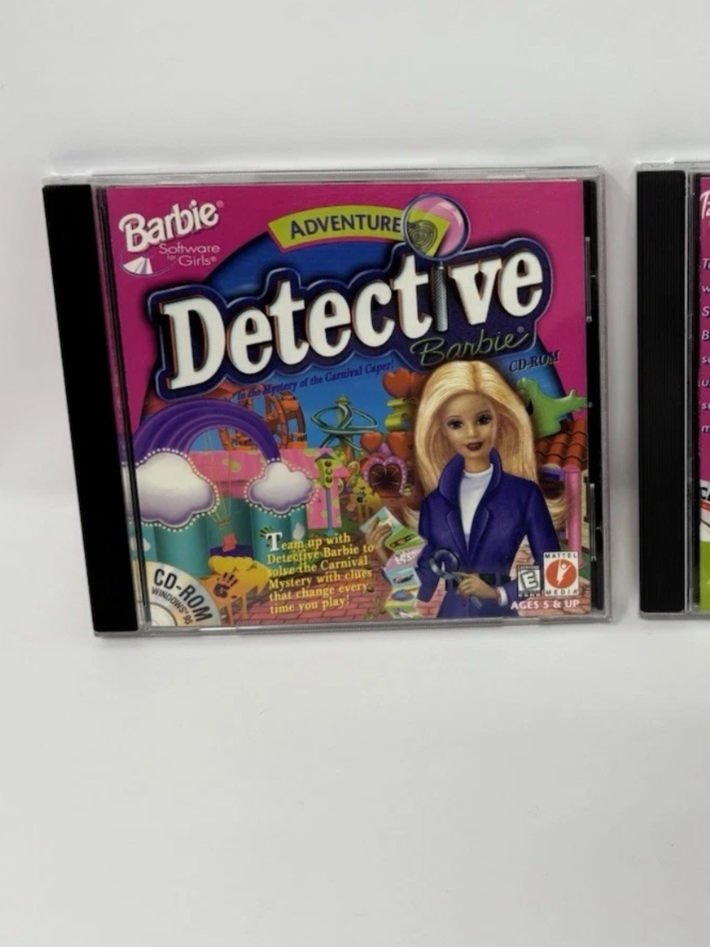 Barbie Detective CD-ROM — Pink and Purple Artwork
